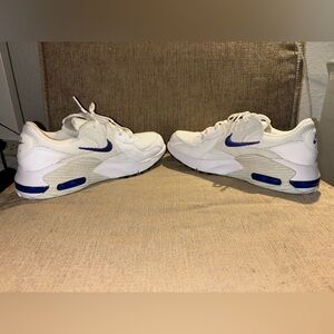 Cream white blue air max sizes 7